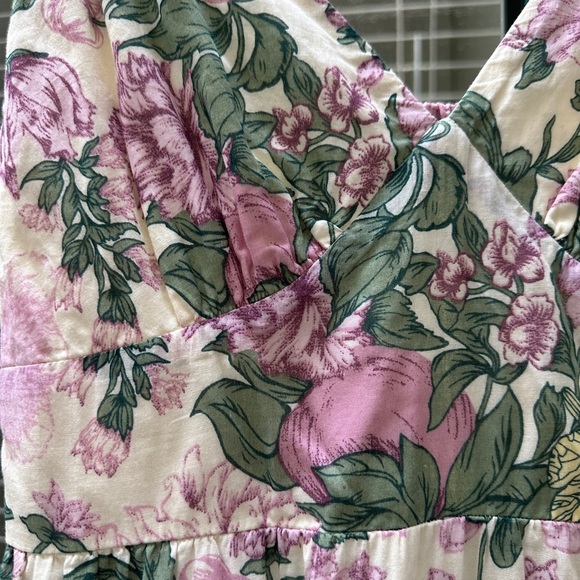 Floral Print Sleeveless Dress - Picture 3 of 5